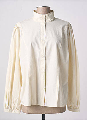 Cămașă croială dreaptă mâneci lungi bej SOAKED femme