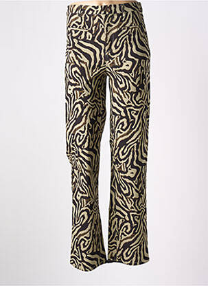 Pantalon evazat verde SOAKED femeie