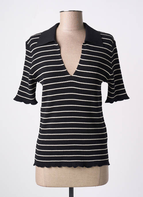 Polo negru SOAKED femeie