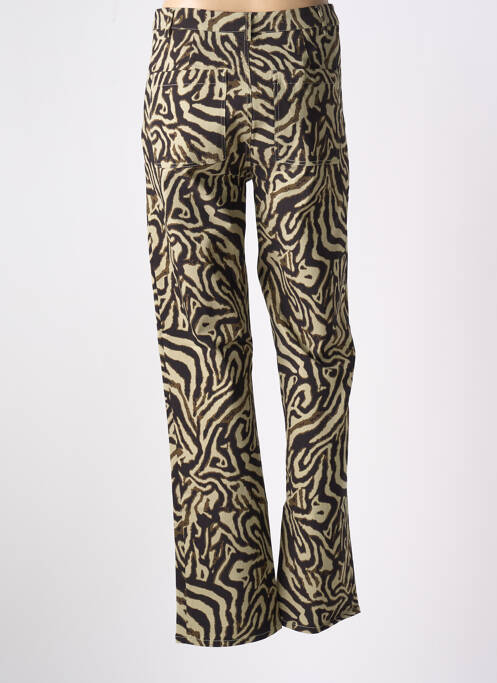 Pantalon evazat verde SOAKED femeie