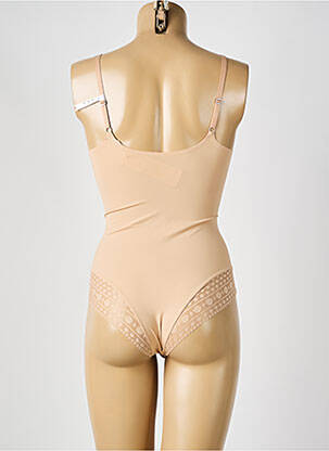 Body de lenjerie efect material satinat culoare piersică ESPRIT femeie