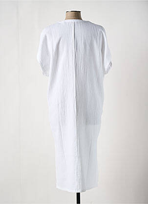 Rochie midi mâneci scurte mâneci scurte alb ESPRIT femeie