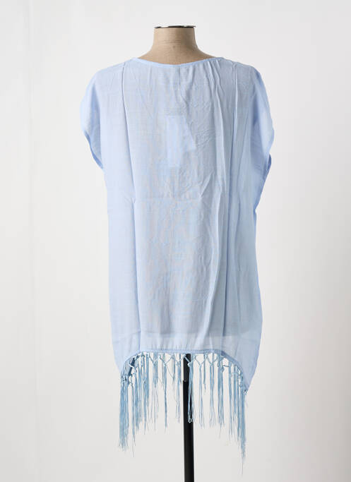 Tunică mâneci scurte albastru LINGADORE femeie