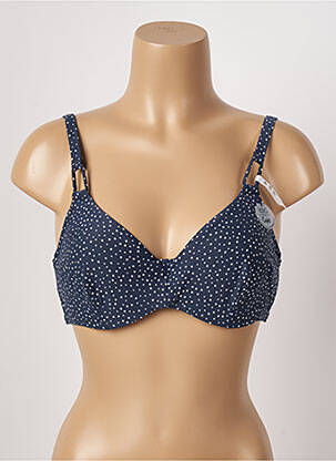 Sutien de costum de baie elasticitate sutien balconet cu decolteu înalt albastru ESPRIT femeie