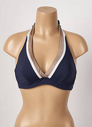 Sutien de costum de baie elasticitate sutien balconet cu decolteu înalt albastru ESPRIT femeie
