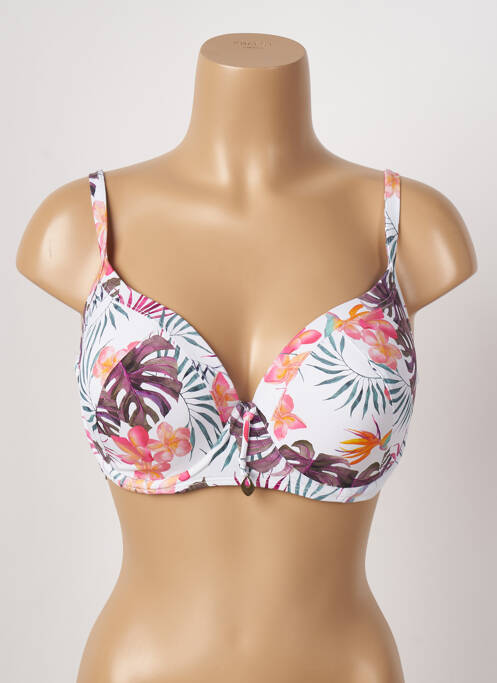 Sutien de costum de baie alb LINGADORE femeie
