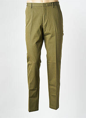 Pantalon chino țesătură poplin mărime normală verde HUGO BOSS bărbat