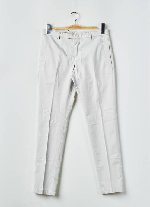 Pantalon chino închidere cu fermoar sub clapetă cu cârlig mărime normală gri STRELLSON homme