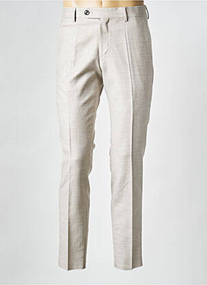 Pantalon slim țesătură melanj mărime normală bej HUGO BOSS bărbat