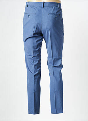 Pantalon slim talie cu cleme talie înaltă albastru HUGO BOSS bărbat