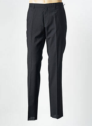Pantalon slim talie cu cleme mărime normală negru HUGO BOSS bărbat