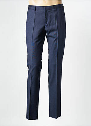 Pantalon slim țesătură melanj talie joasă albastru HUGO BOSS bărbat