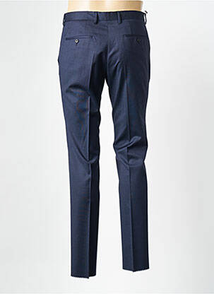 Pantalon slim țesătură melanj talie joasă albastru HUGO BOSS bărbat