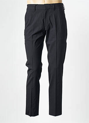 Pantalon slim talie cu cleme mărime normală negru HUGO BOSS bărbat