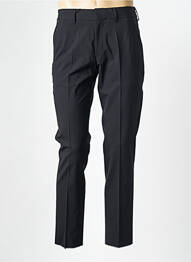 Pantalon slim talie cu cleme mărime normală negru HUGO BOSS bărbat