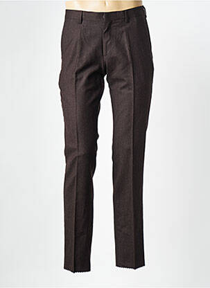 Pantalon slim țesătură melanj mărime normală maro HUGO BOSS bărbat