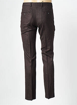 Pantalon slim țesătură melanj mărime normală maro HUGO BOSS bărbat