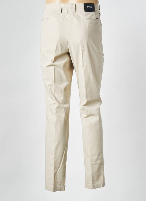 Pantalon slim bej HUGO BOSS bărbat