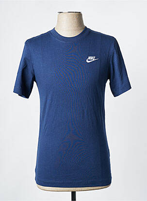 Tricou croială cambrată mâneci scurte albastru NIKE bărbat