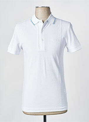 Polo alb HUGO BOSS bărbat