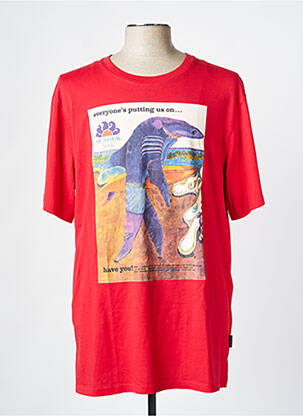 Tricou roșu SUNDEK bărbat