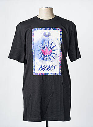 Tricou croială dreaptă mâneci scurte negru ADIDAS bărbat