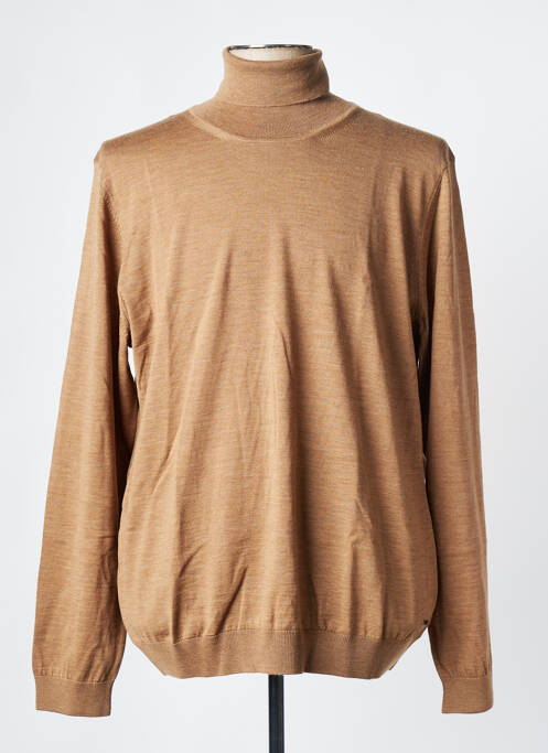 Pulover cu guler înalt maro HUGO BOSS bărbat