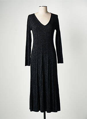 Rochie lungă mâneci lungi mâneci lungi negru SURKANA femeie