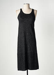 Rochie midi fără mâneci fără mâneci negru CARTA LIBERA femeie