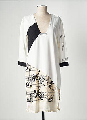 Rochie midi alb ELISA CAVALETTI femeie