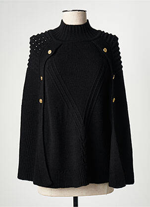 Poncho negru BARILOCHE femeie