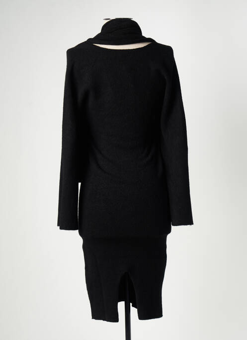 Rochie pulover negru CARTA LIBERA femeie