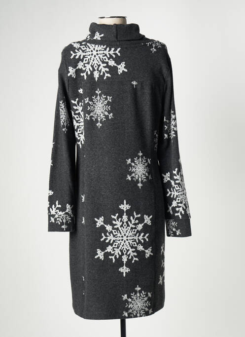 Rochie midi gri DOLCEZZA femeie