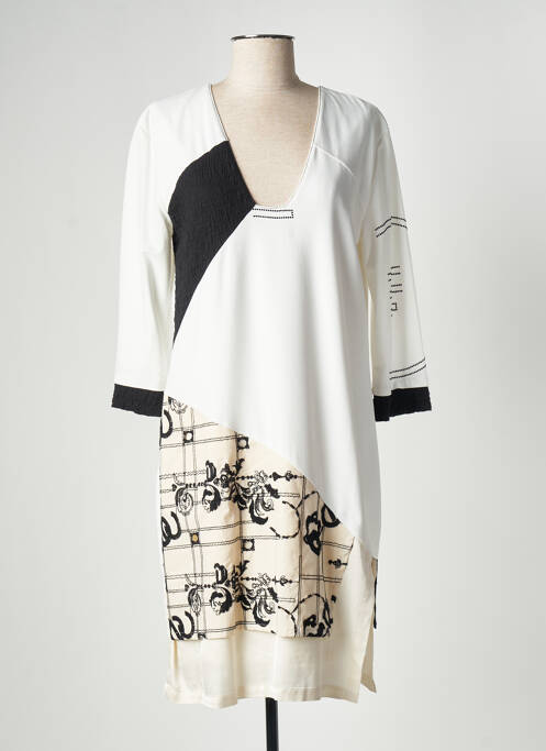 Rochie midi alb ELISA CAVALETTI femeie