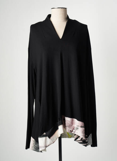 Tunică mâneci lungi negru OZAI N KU femeie