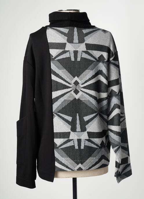 Pulover cu guler înalt negru LOTUS EATERS femeie