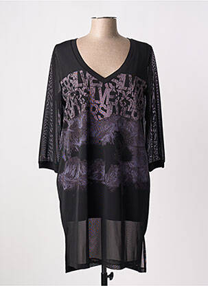 Tunică mâneci lungi negru SPORTALM femeie