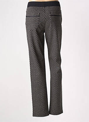 Pantalon drept talie elastică negru BARILOCHE femeie