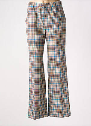 Pantalon drept talie elastică bej TINTA femeie
