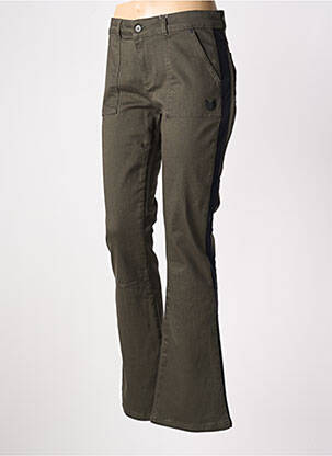 Pantalon drept verde HBT femeie