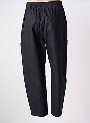 Pantalon drept talie elastică negru LOTUS EATERS femeie