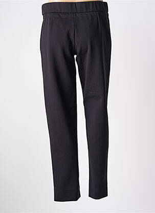 Pantalon drept talie elastică negru SPORTALM femeie
