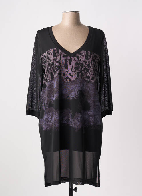 Tunică mâneci lungi negru SPORTALM femeie