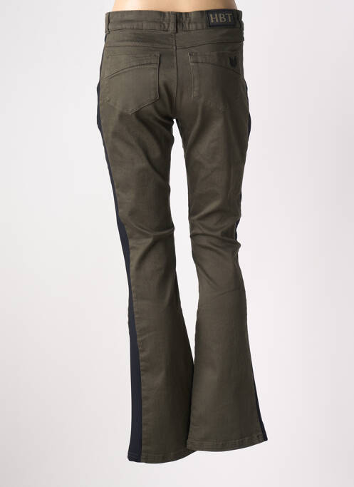 Pantalon drept verde HBT femeie