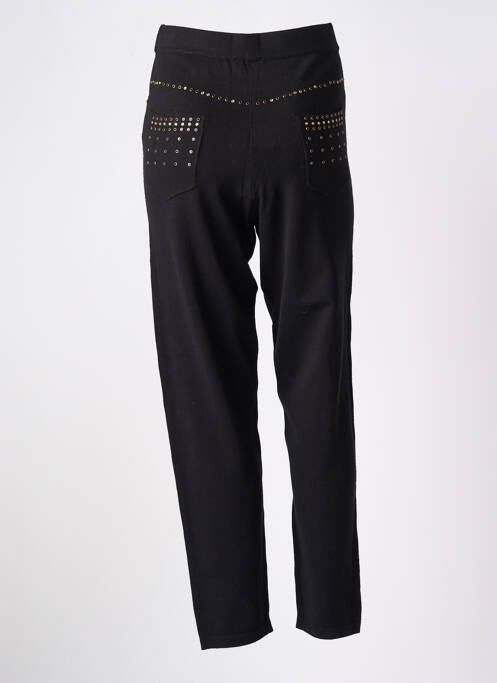 Pantalon slim negru LEO & UGO femeie