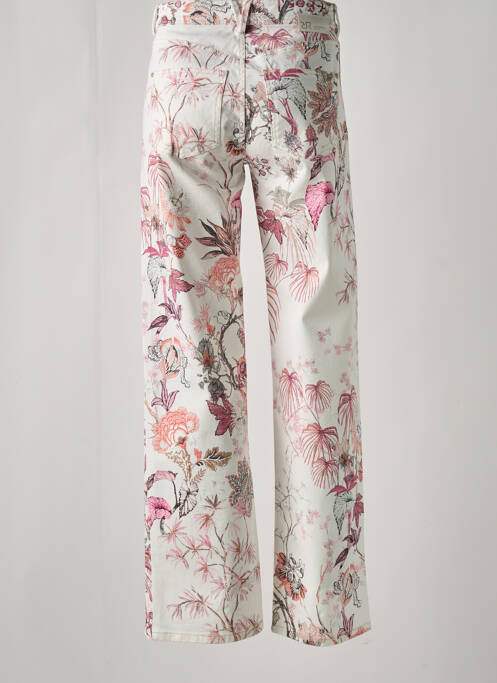 Pantalon drept alb RAFFAELLO ROSSI femeie