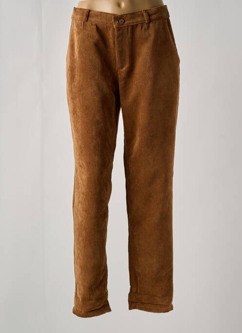 Pantalon chino maro PARAMITA femeie