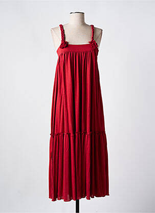 Rochie midi fără mâneci fără mâneci roșu SEE BY CHLOÉ femeie
