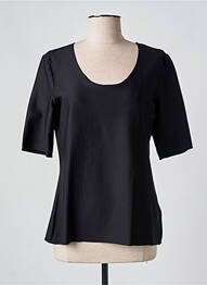 Tricou elasticitate mâneci scurte negru EMPORIO ARMANI femme
