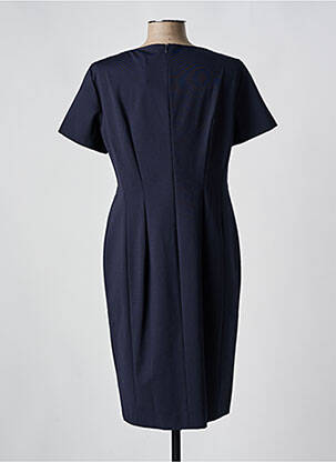 Rochie midi mâneci scurte mâneci scurte albastru LUISA CERANO femeie